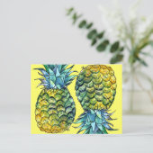 ananas briefkaart (Staand voorkant)