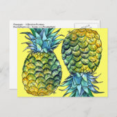 ananas briefkaart (Voorkant / Achterkant)