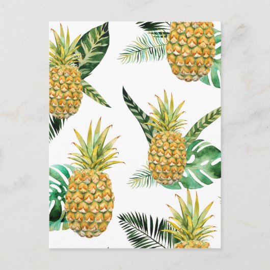ananas briefkaart (Voorkant)