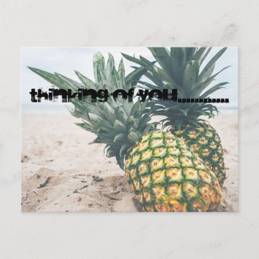 Ananas Briefkaart (Voorkant)