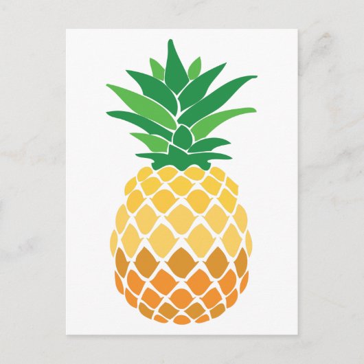 ananas briefkaart (Voorkant)