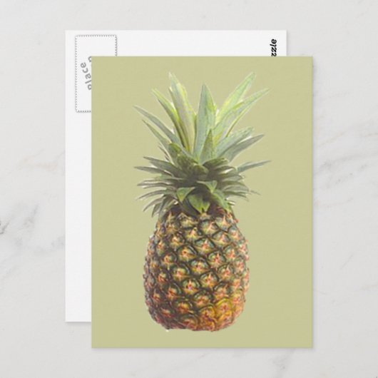 ananas briefkaart (Voorkant / Achterkant)