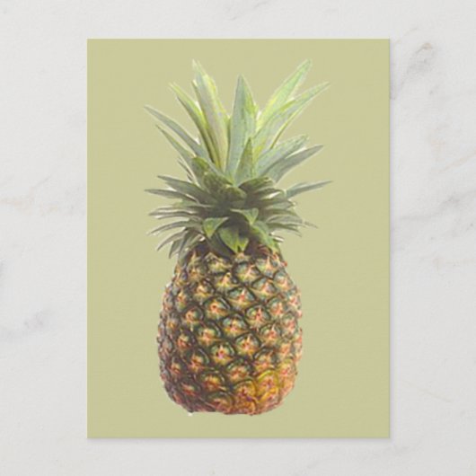 ananas briefkaart (Voorkant)