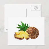 ananas briefkaart (Voorkant / Achterkant)