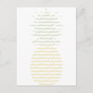 ananas briefkaart