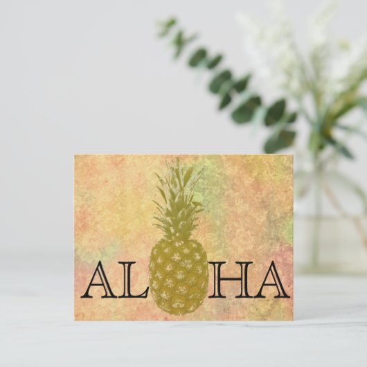 ananas-Briefkaart Briefkaart (Staand voorkant)
