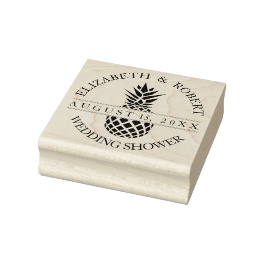 Ananas bruiloft douche rubberstempel (Stempel)