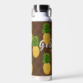 ananas bruin waterfles (Voorkant)