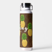 ananas bruin waterfles (Achterkant)