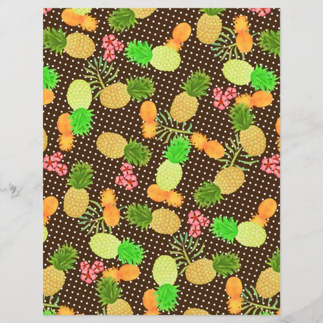 Ananas bruine polka dot (Voorkant)