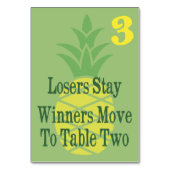 ananas Bunco Table Card #3 Kaart (Voorkant)