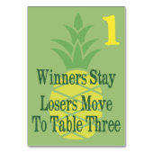 Ananas Bunco tafel Kaart #1 (Voorkant)