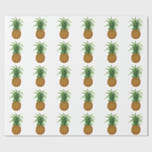 ananas cadeaupapier (Vlak)