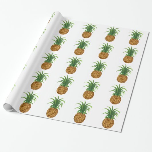 ananas cadeaupapier (Uitgerold)