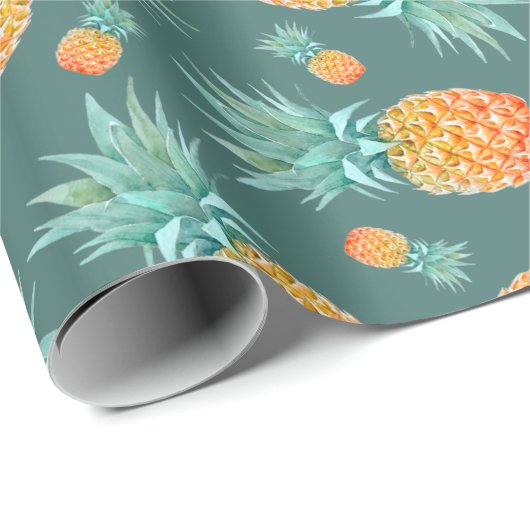 ananas cadeaupapier (Rol Hoek)