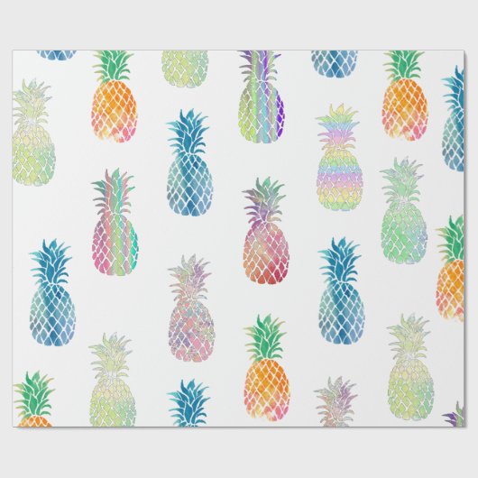 ananas cadeaupapier (Vlak)