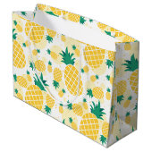 Ananas cadeautas - Groot, Glanzend (Achterkant Gekanteld)