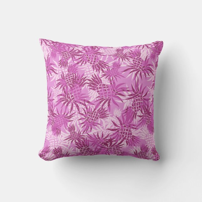 Ananas Camo Hawaïaans Sierkussens Kussen (Voorkant)