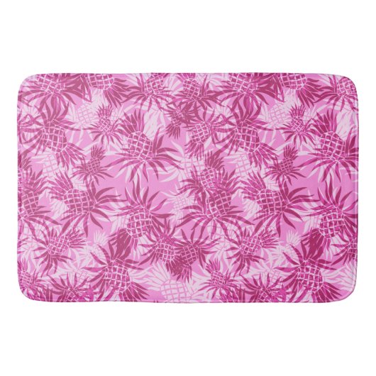 Ananas Camo Hawaïaans Tropisch Badmat (Voorkant)