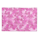 Ananas Camo Hawaïaans Tropisch - Roze Kussensloop (Achterkant)