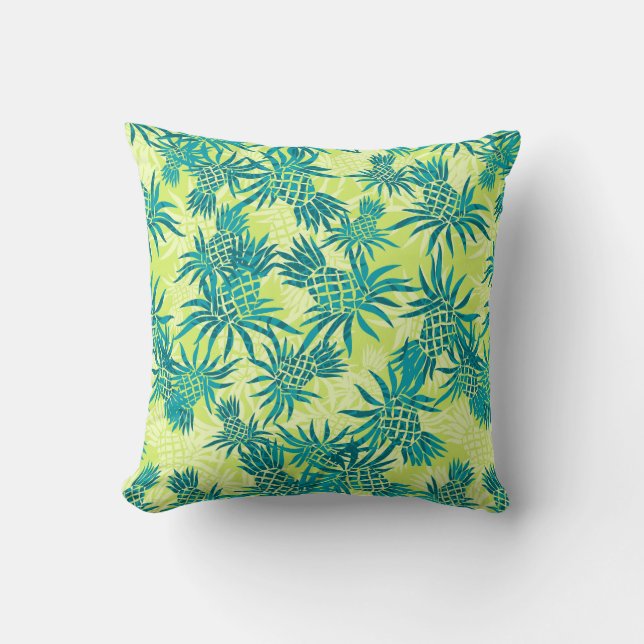 Ananas Camo Hawaiian Decoratieve Kussens (Voorkant)