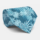 Ananas Camo Hawaiian, dubbelzijdig bedrukt Stropdas (Opgerold)