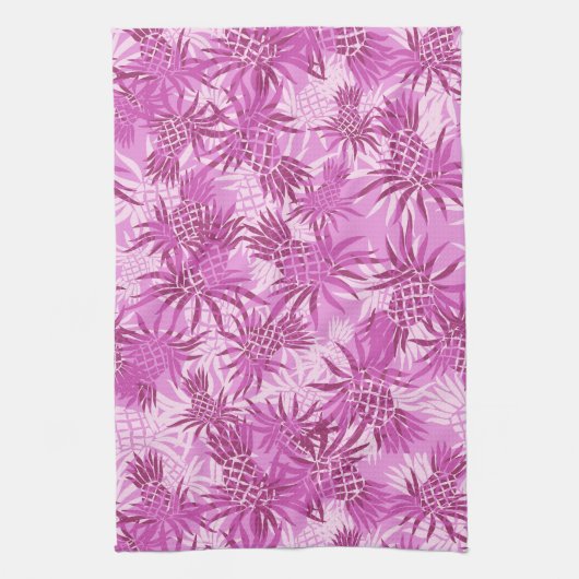 Ananas Camo Hawaiian keukenhanddoek (Verticaal)