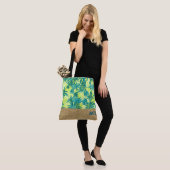 Ananas Camo Monogram Hawaiian Beach Bag Tote Bag (Op model)
