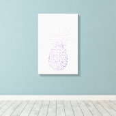 ananas canvas afdruk (Insitu (Houten vloer))