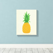 ananas canvas afdruk (Insitu (Houten vloer))