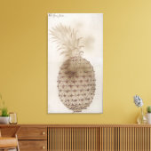 ananas, canvas afdruk (Insitu (Woonkamer))