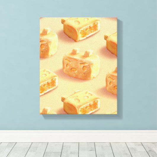 ananas canvas afdruk (Insitu (Houten vloer))