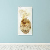 ananas canvas afdruk (Insitu (Houten vloer))