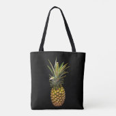 Ananas Canvas tas (Achterkant)
