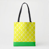 Ananas Canvas tas geel (Voorkant)