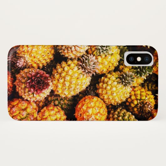 ananas Case-Mate iPhone case (Achterkant (horizontaal))