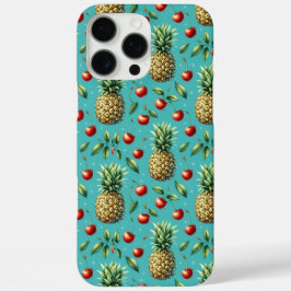 Ananas Cherry Bliss iPhone 16 Pro Max Hoesje