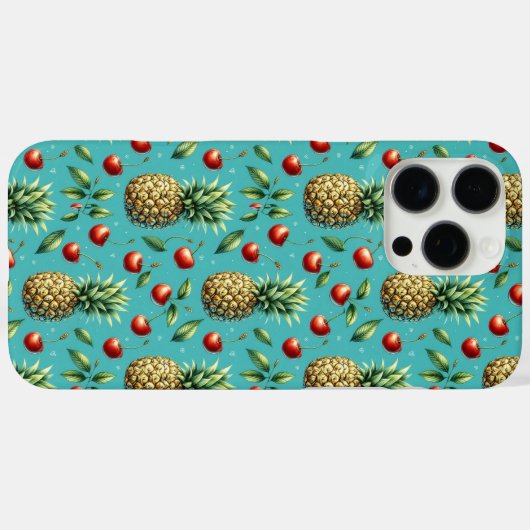 Ananas Cherry Bliss Case-Mate iPhone Case (Achterkant (horizontaal))