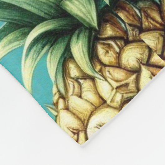 Ananas Cherry Bliss Fleece Deken (Hoek)