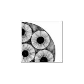 Ananas Cherry ondersteboven Cake Dessert Stamp Rubberstempel (Afrduk)