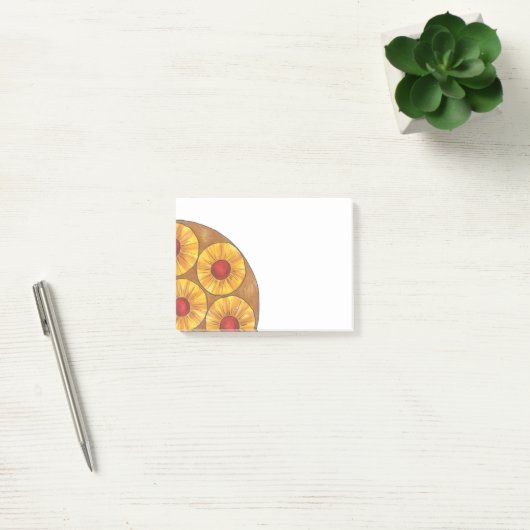 Ananas Cherry ondersteboven Cake Post Post-it® Notes (Kantoor)