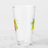 Ananas Chique Blauw Glas (Rechts)