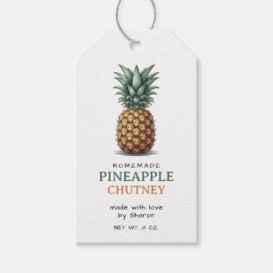 Ananas Chutney Label Cadeaulabel
