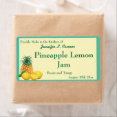 ananas citroenjam behoudt blikpot etiket (Insitu)