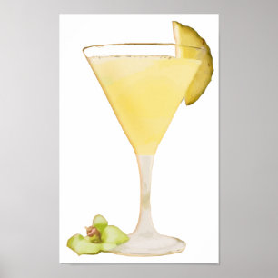 ananas Cocktail Poster