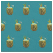 ananas Cocktail Stof (Close Up)