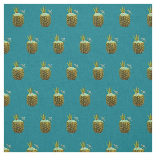 ananas Cocktail Stof (Swatch)