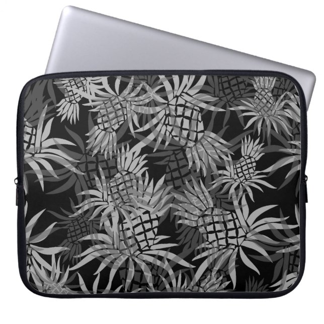Ananas Collage Hawaiian Neopree Wetsuit Laptop Sleeve (Voorkant)