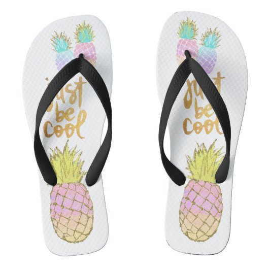 ananas cool teenslippers (Voetbed)