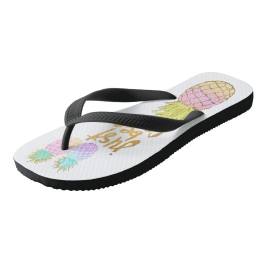 ananas cool teenslippers (Schuin)